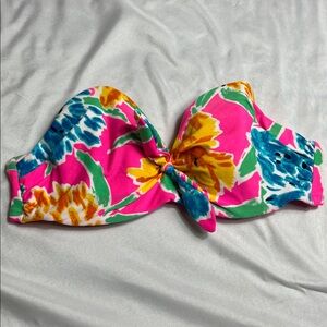 Aerie Multicolor Floral Bikini Top 36 C